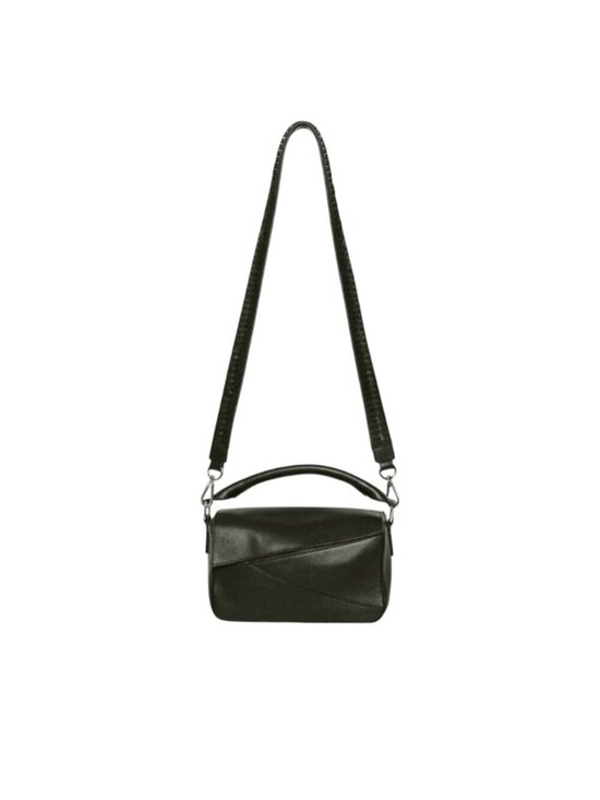 Walter Baker Handbags - Walter Baker Jagger Leather Crossbody Bag Black Woven Handle Designer NEW
